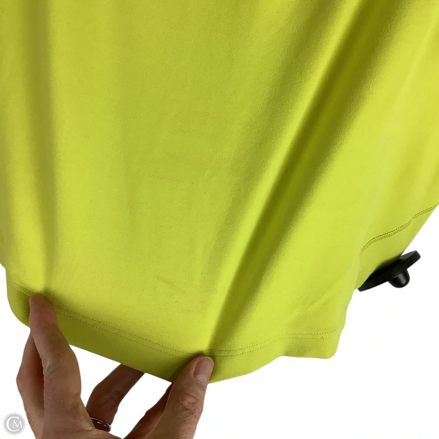 Athletic Tank Top By Lululemon In Chartreuse, Size: 12