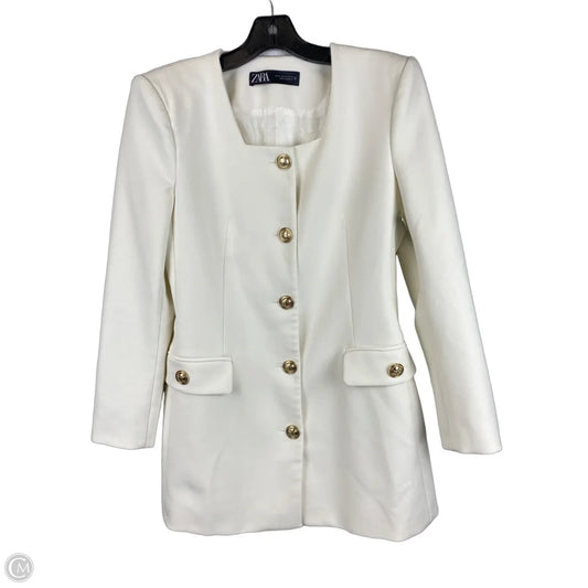 Dress Work By Zara In White, Size: M