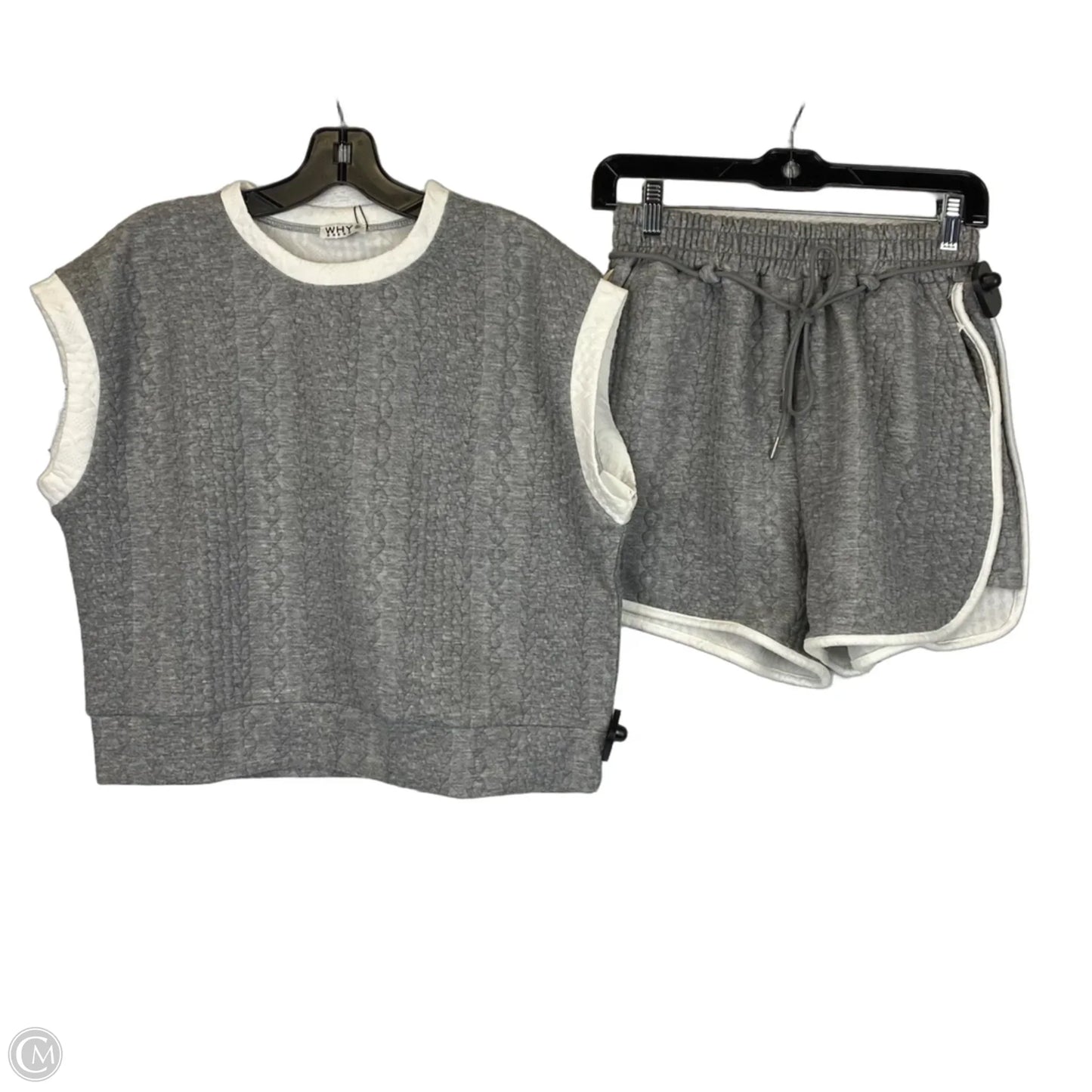Shorts Set By Why Dress In Grey, Size: S