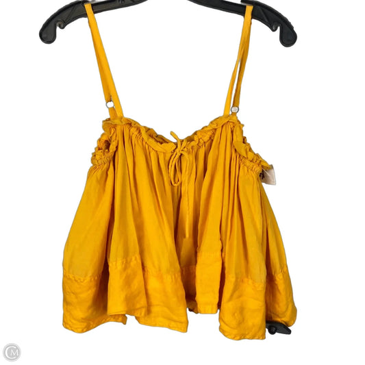 Top Sleeveless By Pilcro In Yellow, Size: M