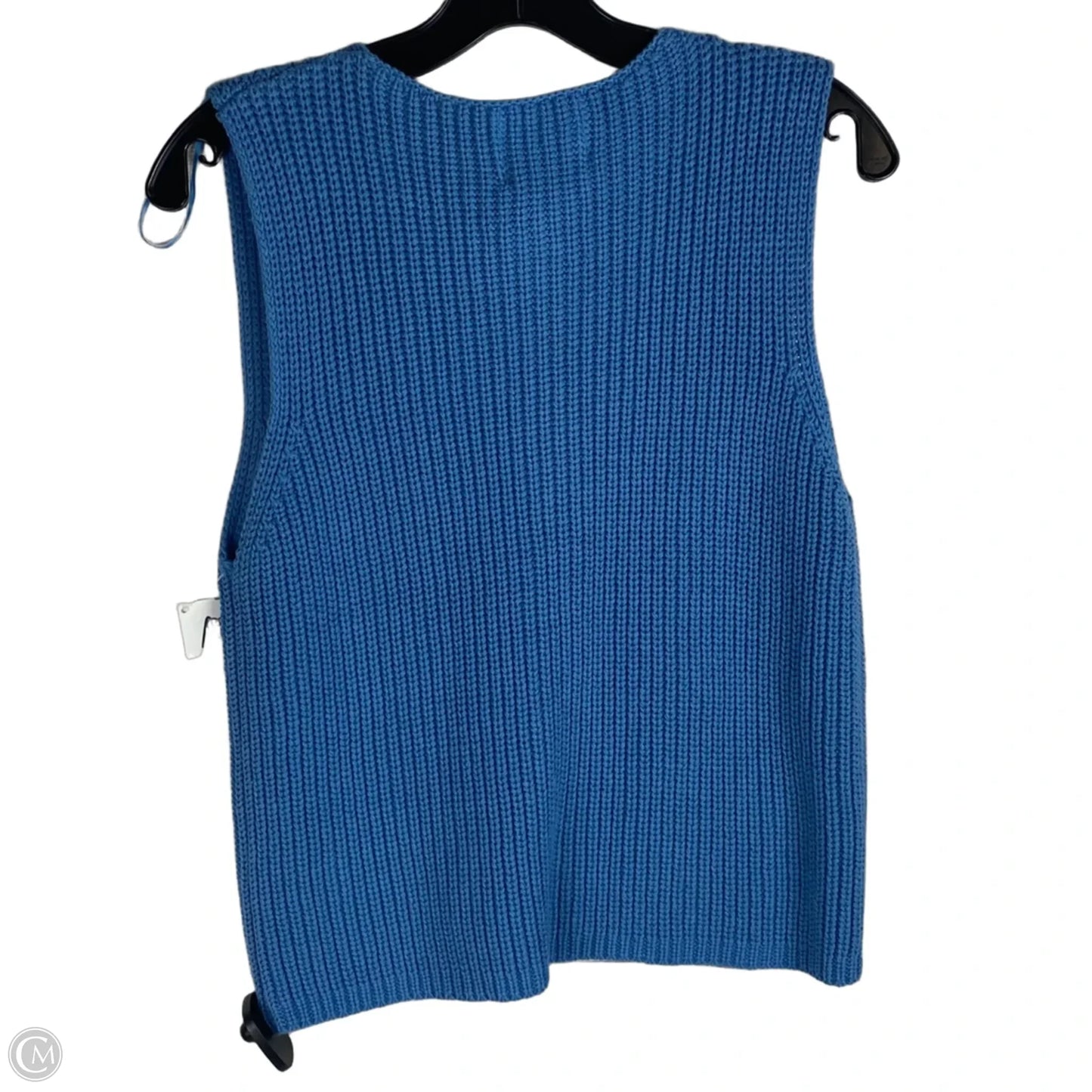 Vest Sweater By Clothes Mentor In Blue, Size: Xs