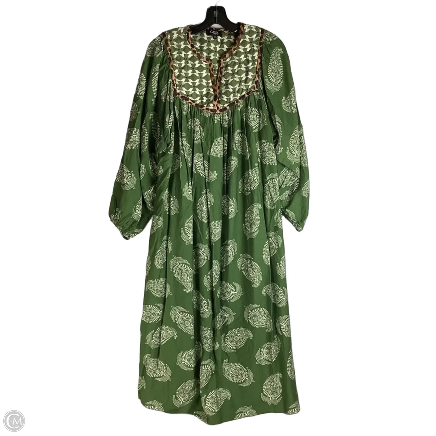 Dress Casual Midi By Gigio In Green, Size: M