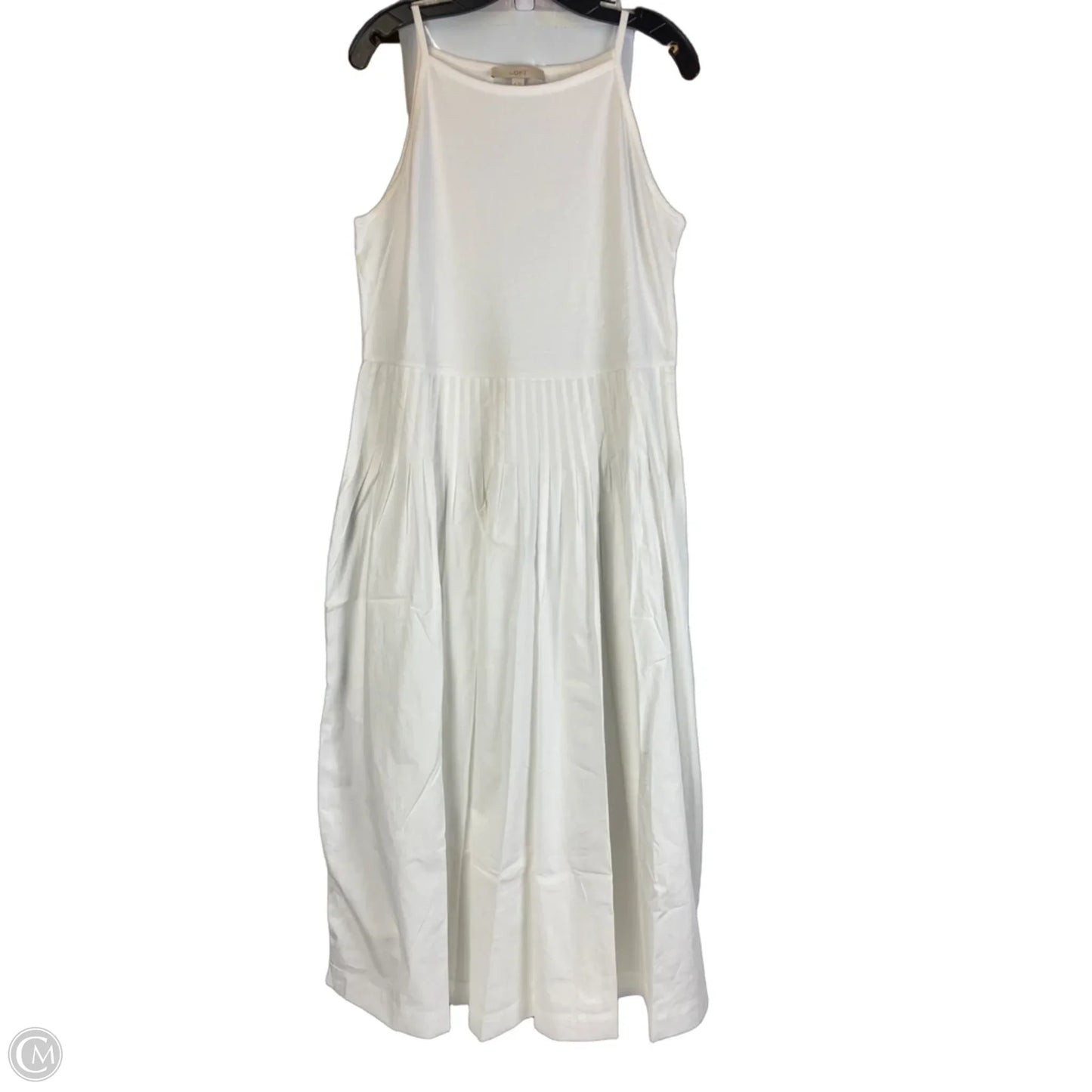 Dress Casual Maxi By Loft In White, Size: 14