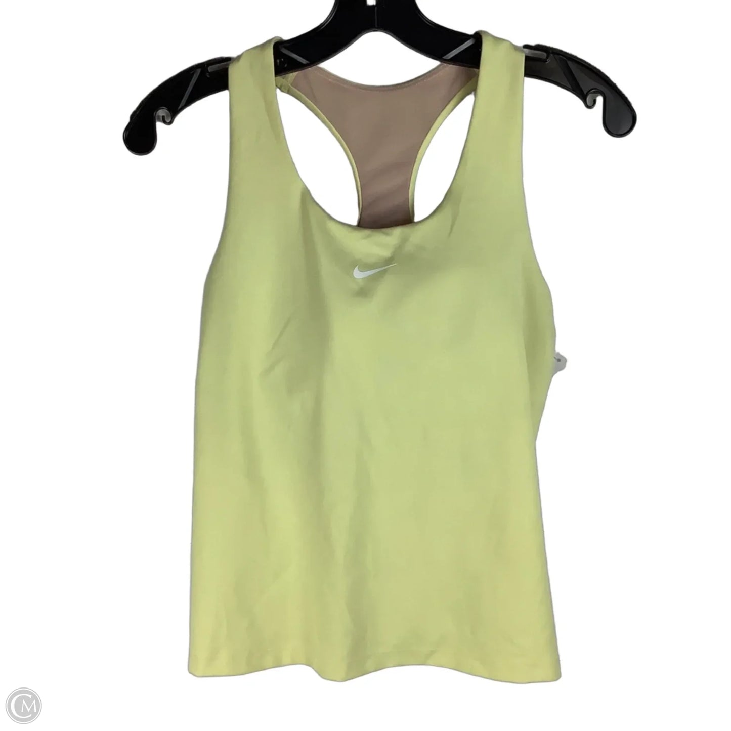 Athletic Tank Top By Nike Apparel In Yellow, Size: M