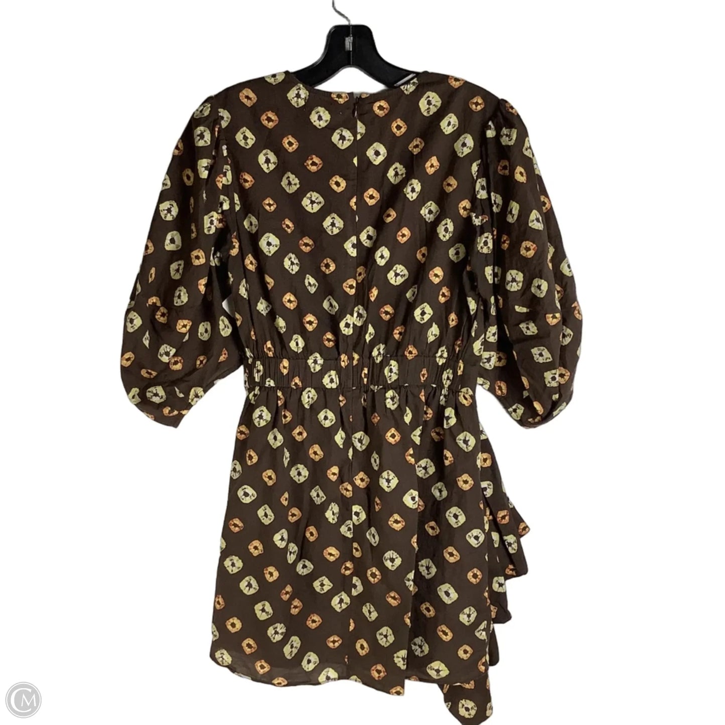 Dress Casual Short By Rhode In Brown & Yellow, Size: 2