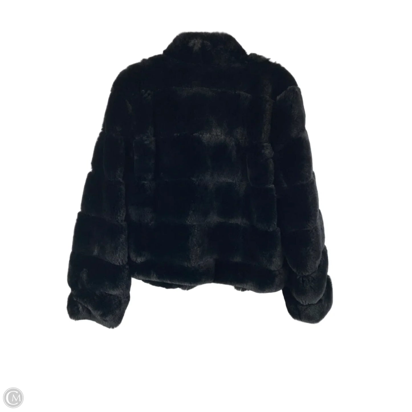 Jacket Faux Fur & Sherpa By Sofia By Sofia Vergara In Black, Size: Xl