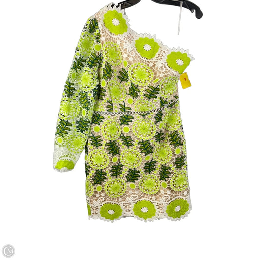 Dress Party Short By Just Me In Green & White, Size: L