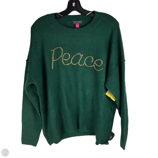 Sweater By Vince Camuto In Green, Size: M