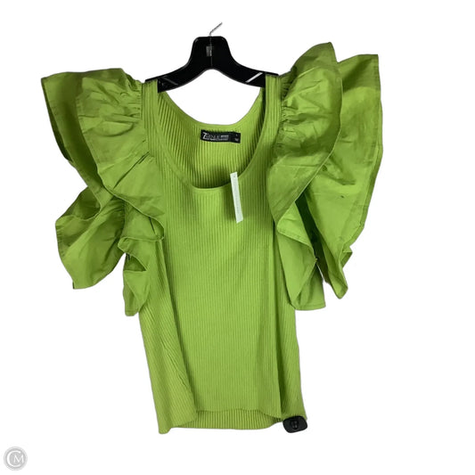 Top Short Sleeve By New York And Co In Green, Size: L