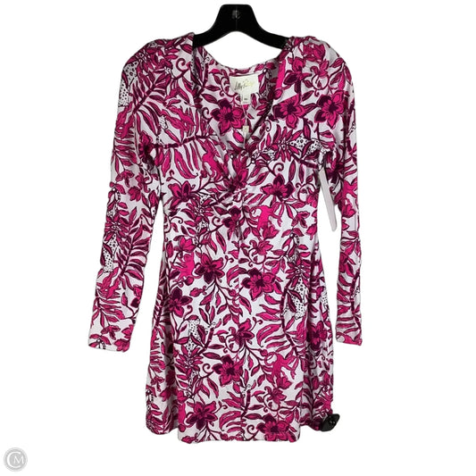 Dress Designer By Lilly Pulitzer In Purple & White, Size: Xs