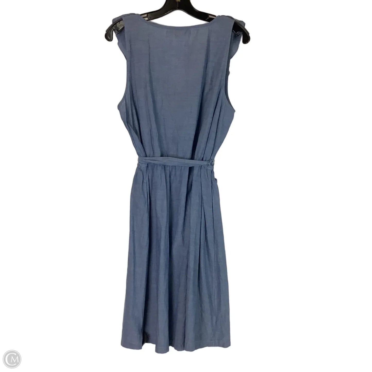 Dress Casual Midi By Loft In Blue, Size: 12