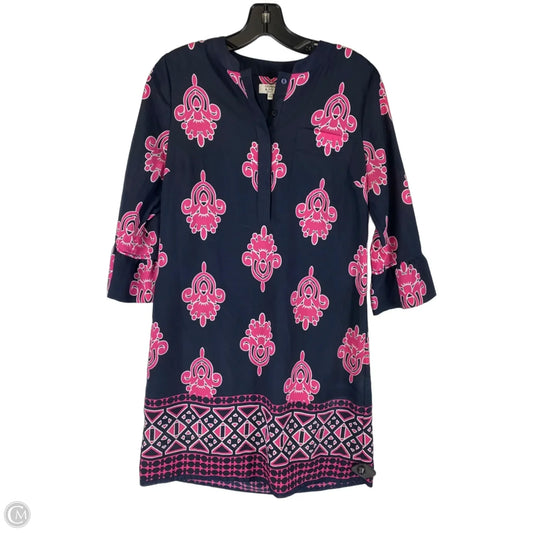 Dress Work By Crown And Ivy In Blue & Pink, Size: S (6P)