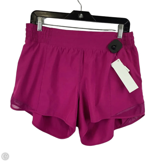 Athletic Shorts By Lululemon In Pink, Size: 12