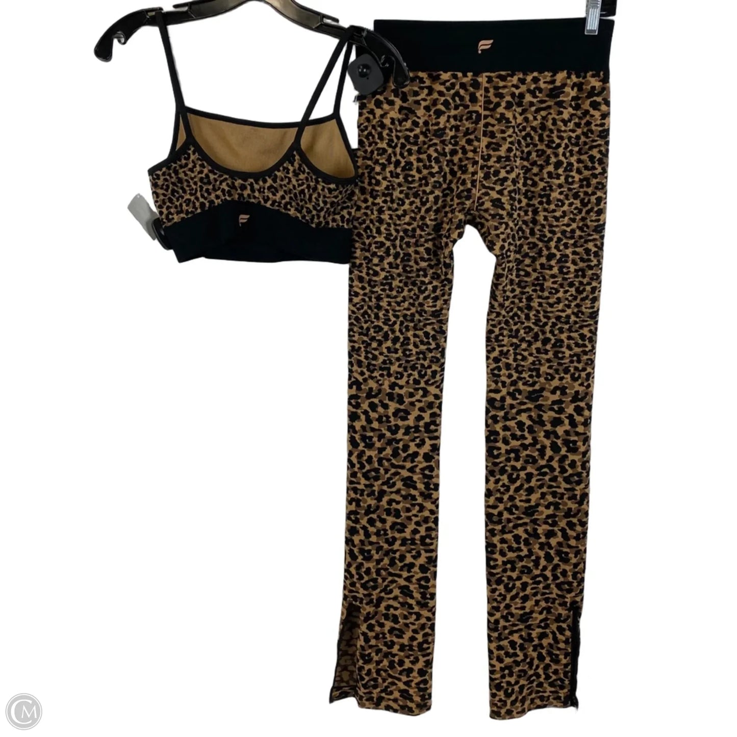 Athletic Pants 2pc By Fabletics In Animal Print, Size: S