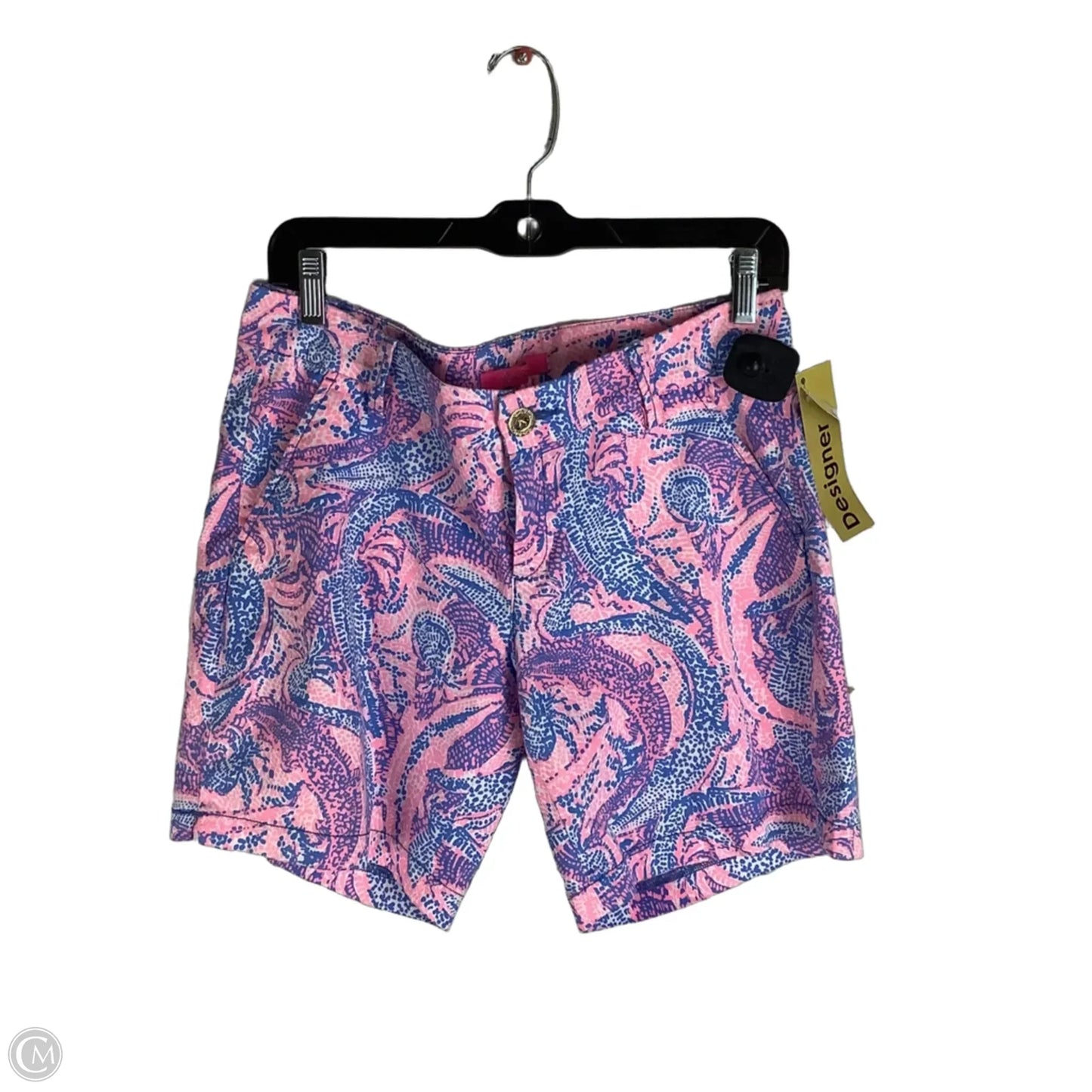 Shorts Designer By Lilly Pulitzer In Blue & Pink, Size: 6