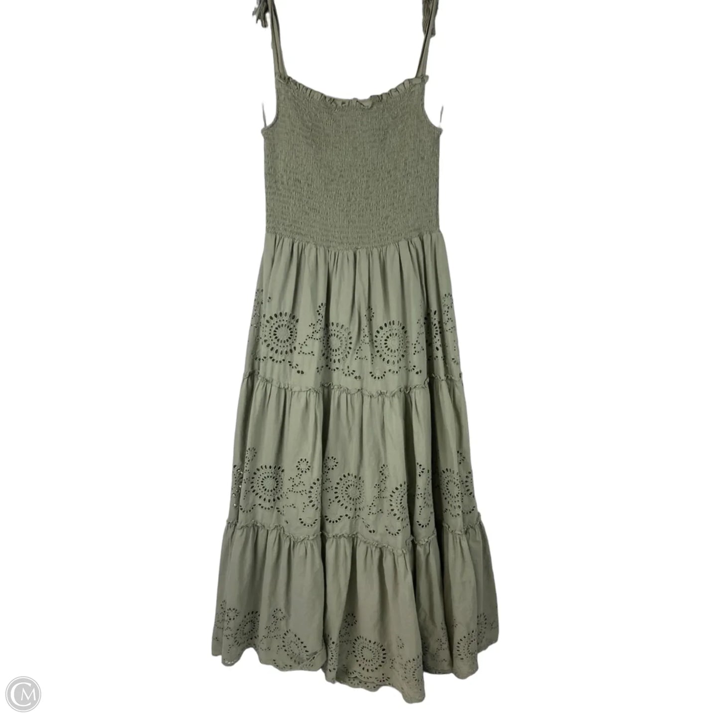 Dress Casual Maxi By Zara In Green, Size: L