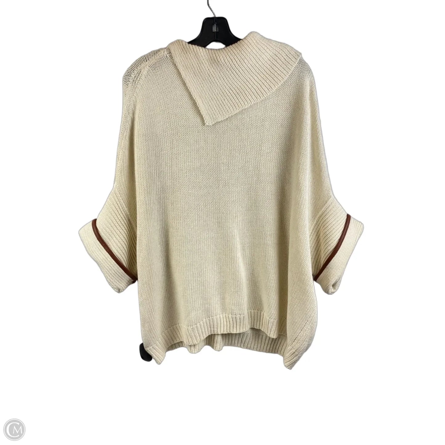 Sweater By Fabrik In Cream, Size: L