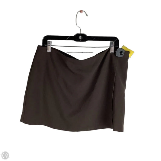 Skort By Abercrombie And Fitch In Brown, Size: Xl