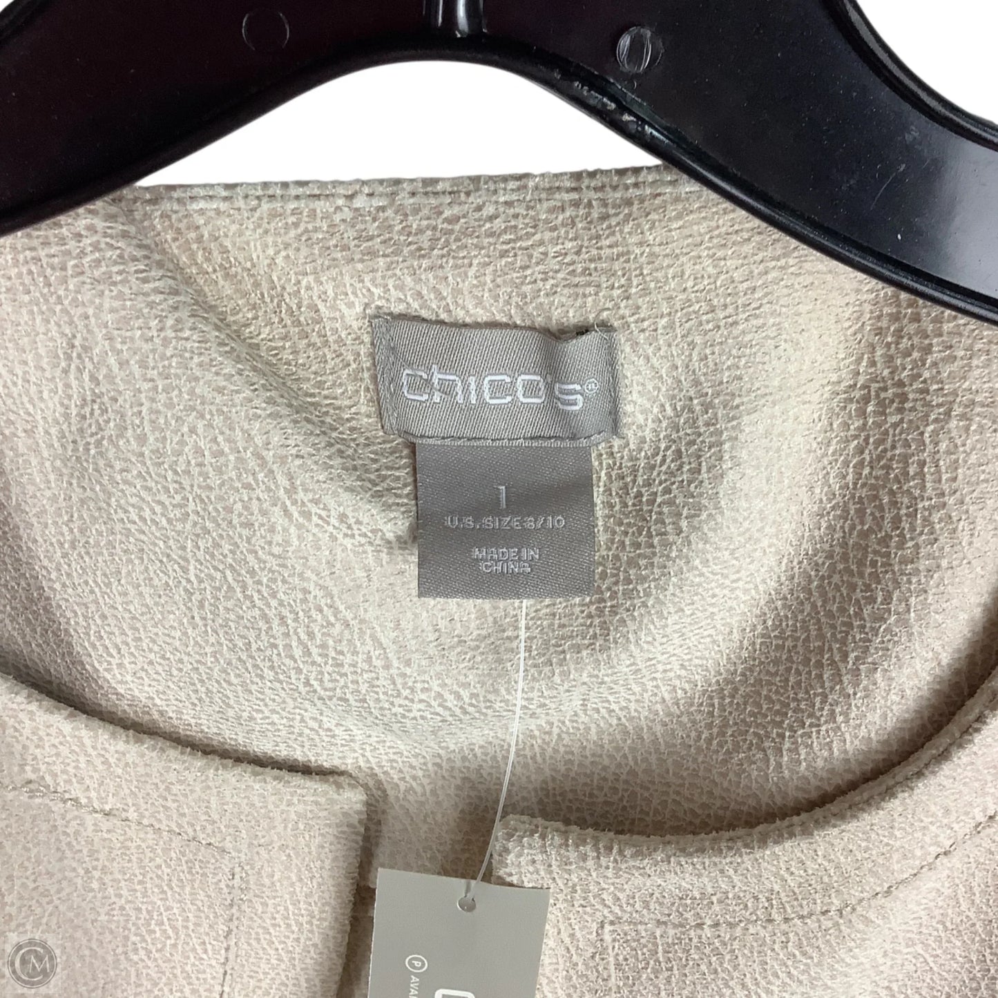 Jacket Other By Chicos In Cream, Size: M (8/10)
