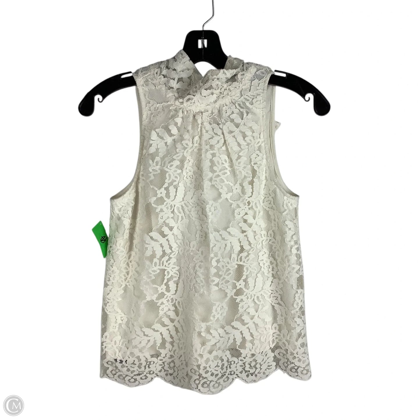 Top Sleeveless By Clothes Mentor In White, Size: Xs
