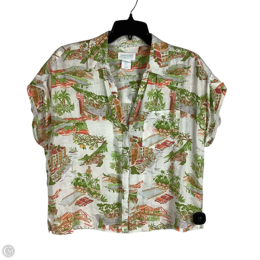 Top Short Sleeve By Cynthia Rowley In Green, Size: M