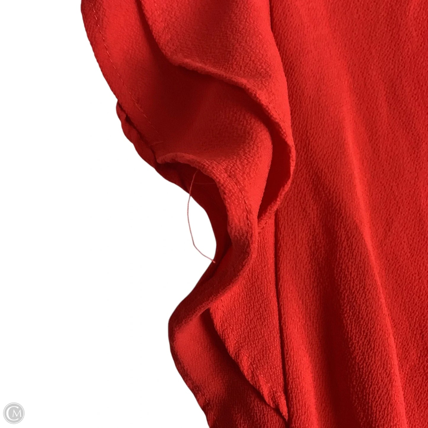 Top Short Sleeve By Monteau In Red, Size: S