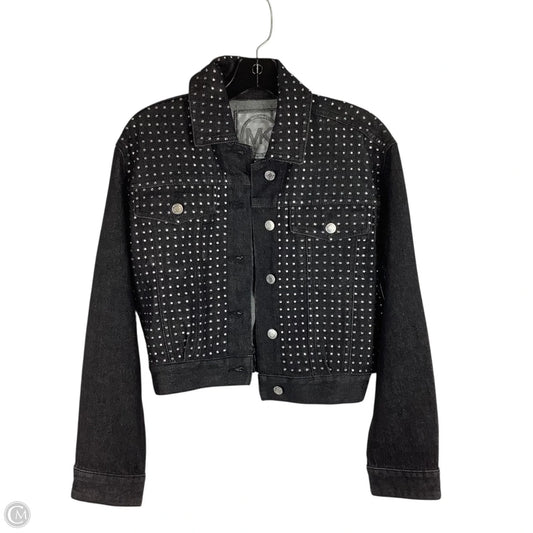 Jacket Denim By Michael By Michael Kors In Black Denim, Size: Xs