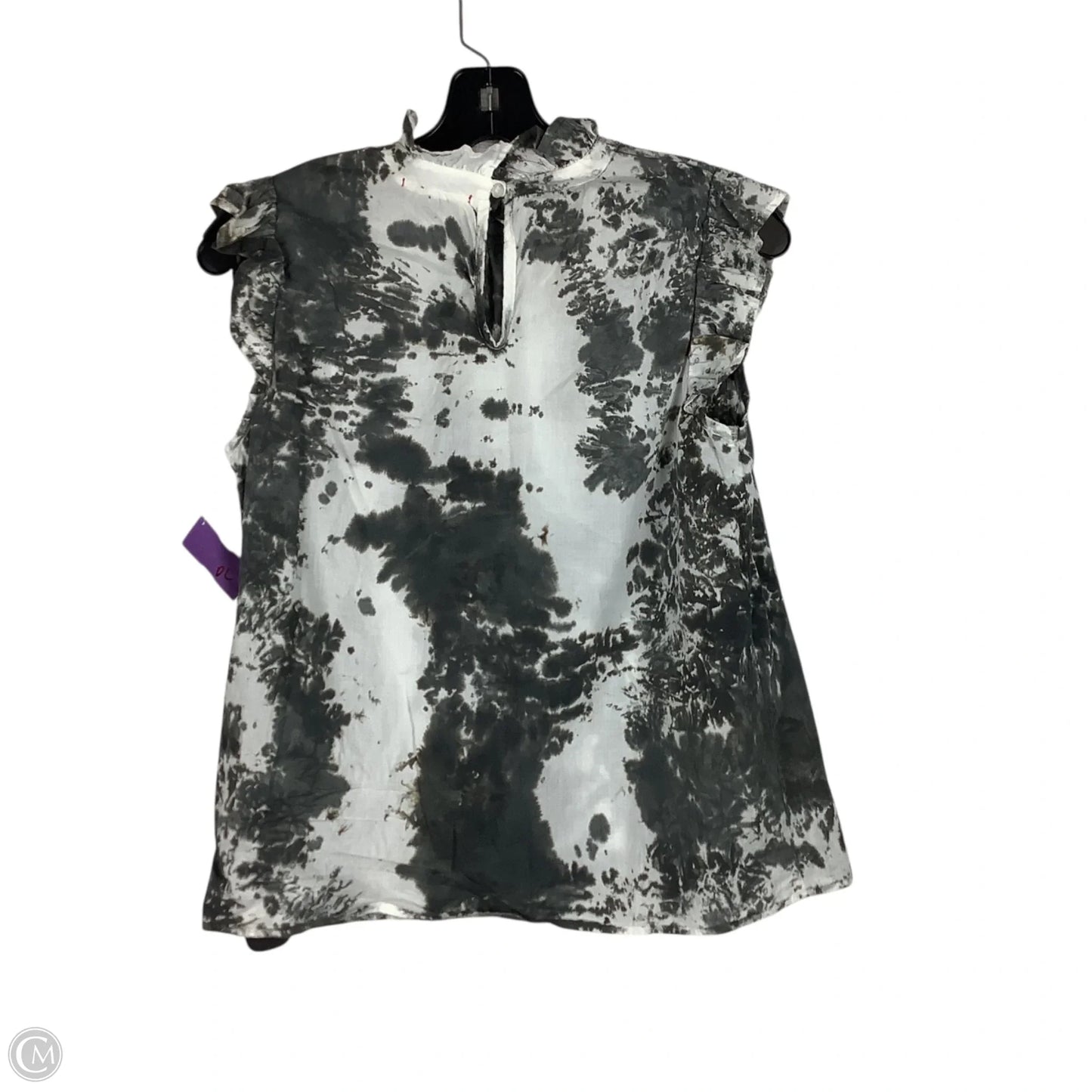 Top Short Sleeve By Cmc In Grey, Size: S