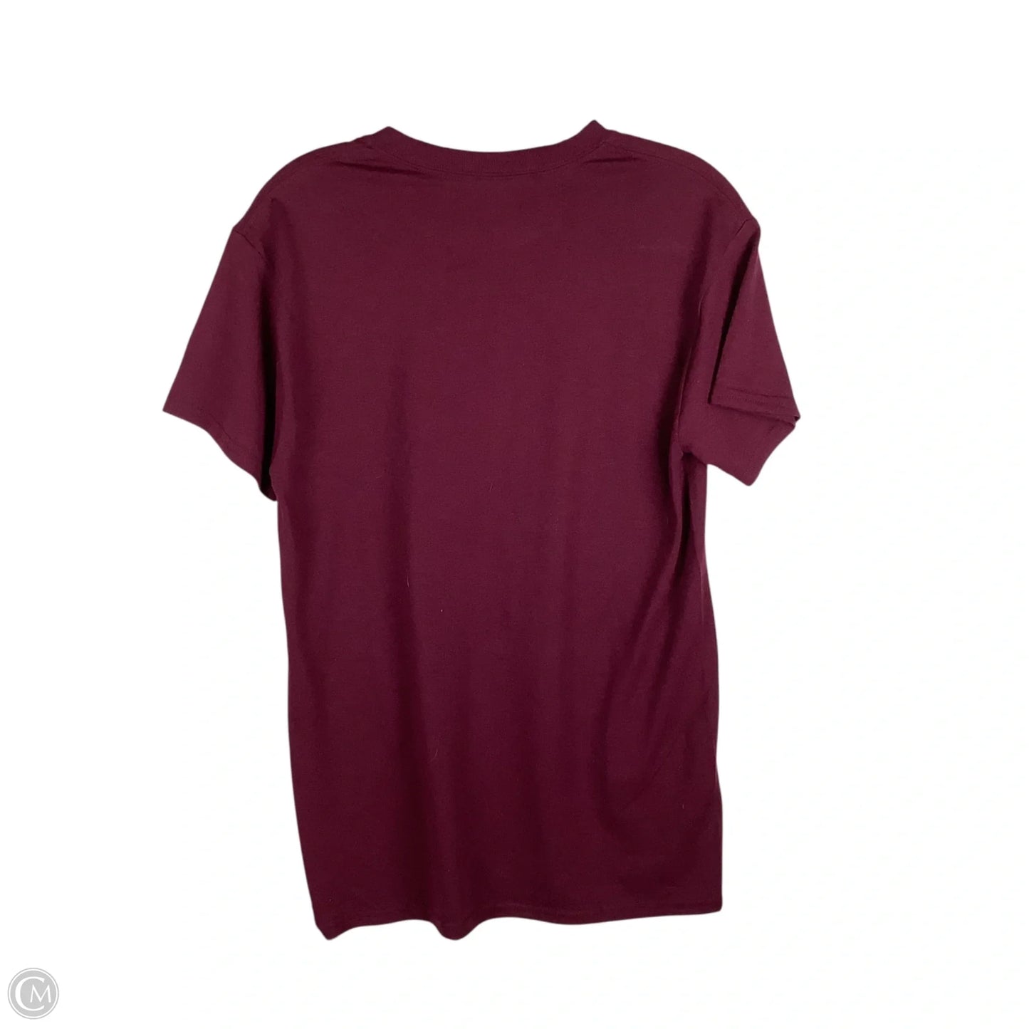 Top Short Sleeve Basic By Gildan In Maroon, Size: S