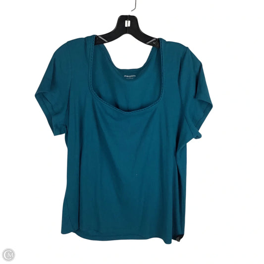 Top Short Sleeve By Old Navy In Blue, Size: 3x