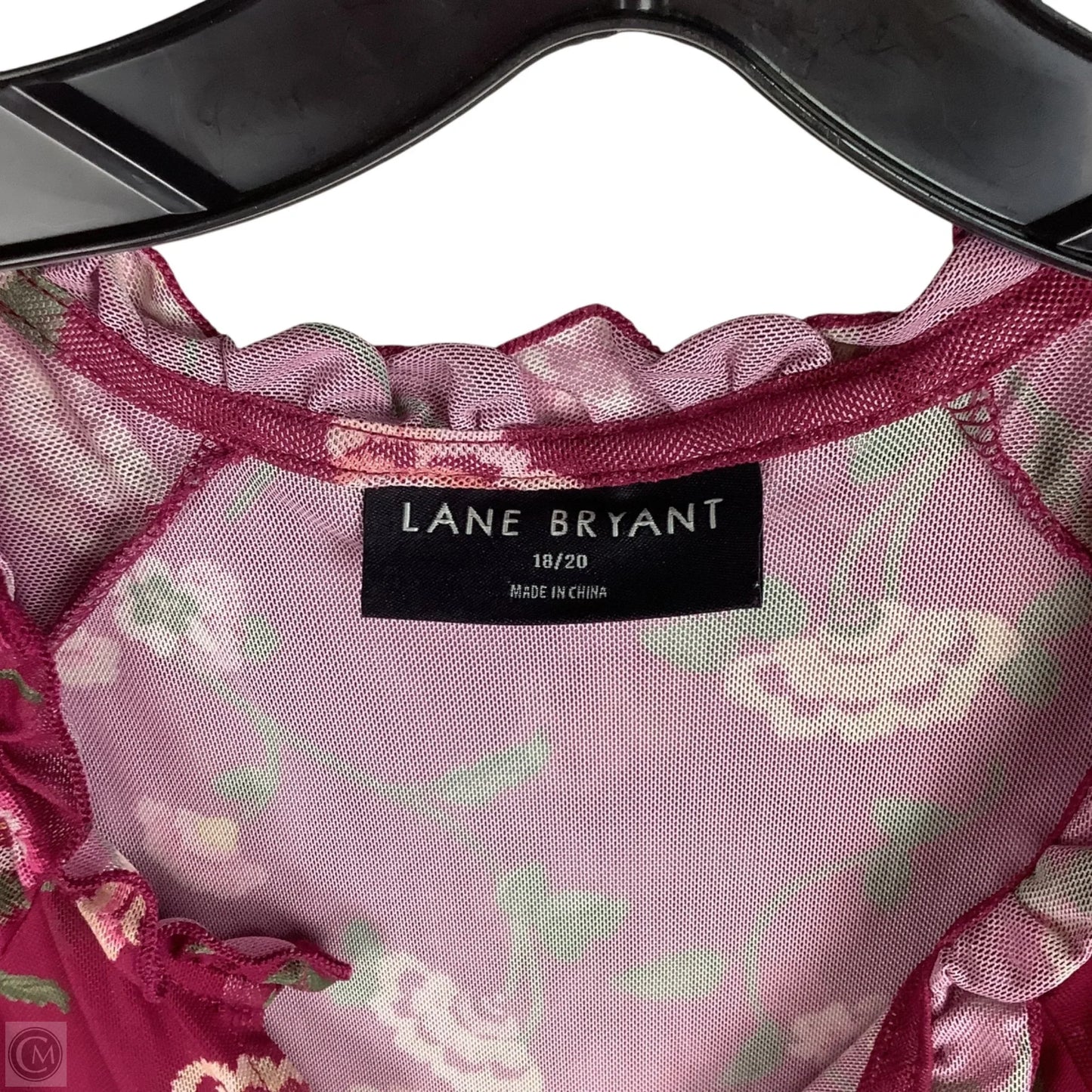 Top Short Sleeve By Lane Bryant In Purple, Size: 18/20