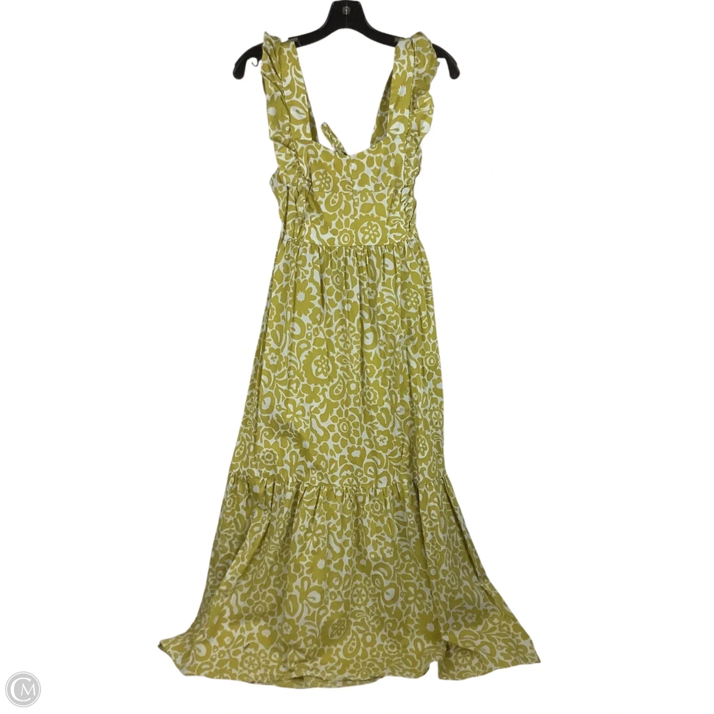 Dress Casual Maxi By Aakaa In Yellow, Size: M