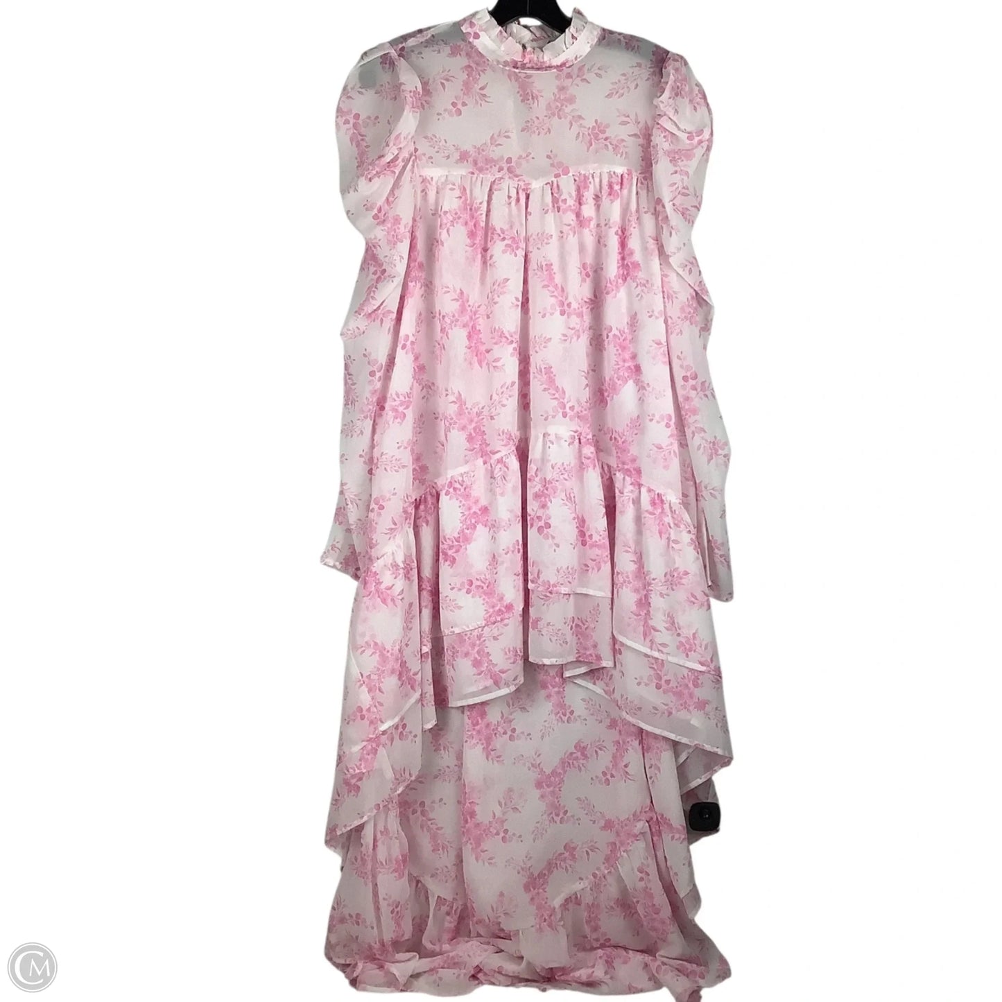 Dress Party Long By Clothes Mentor In Pink, Size: 8
