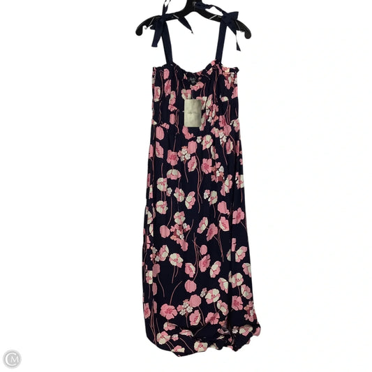 Dress Casual Maxi By Lily Rose In Floral Print, Size: Xl