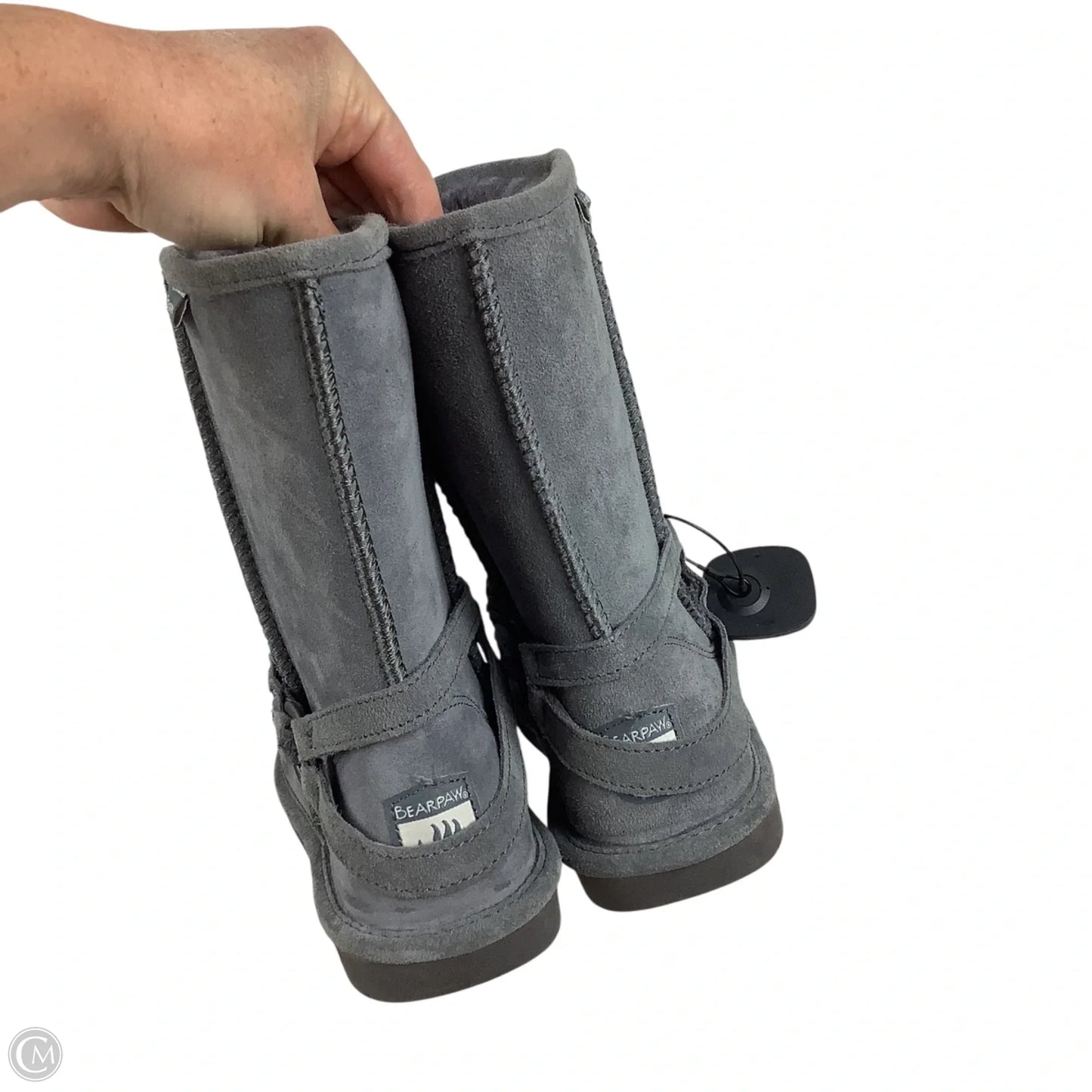 Boots Snow By Bearpaw In Grey, Size: 10