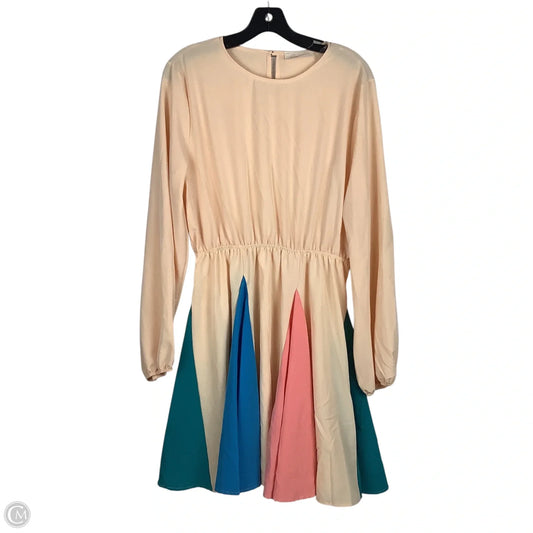 Dress Casual Short By Clothes Mentor In Peach, Size: L