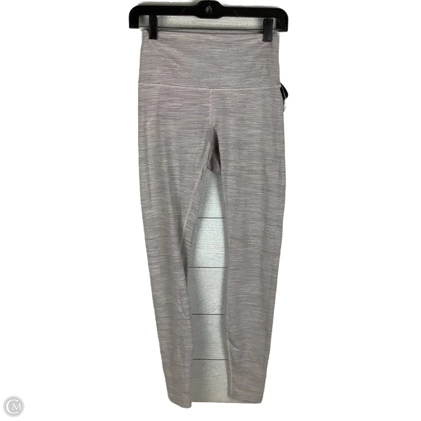 Athletic Leggings By Lululemon In Striped Pattern, Size: 6