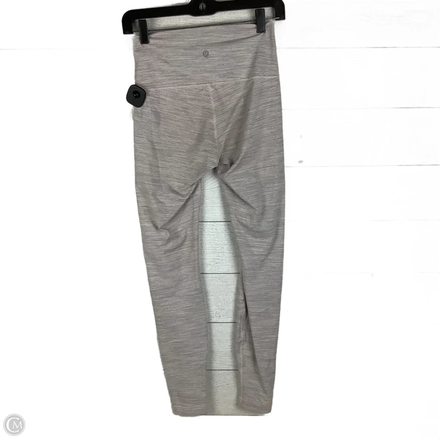 Athletic Leggings By Lululemon In Striped Pattern, Size: 6