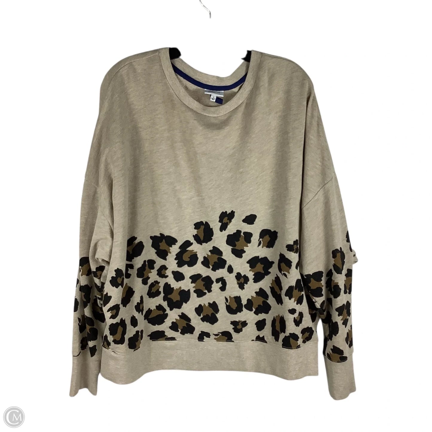 Sweatshirt Crewneck By Crown And Ivy In Cream, Size: L
