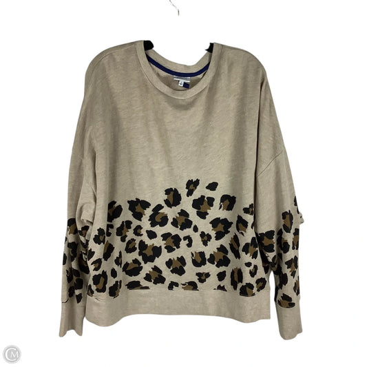 Sweatshirt Crewneck By Crown And Ivy In Cream, Size: L