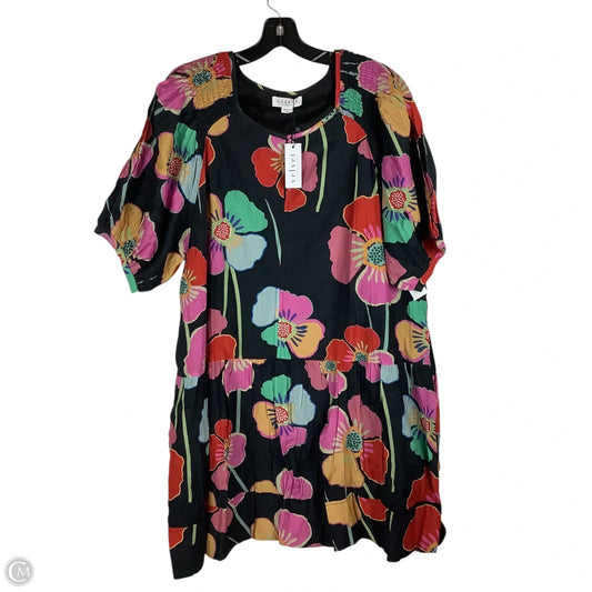 Dress Casual Short By Velvet By Graham & Spencer In Floral Print, Size: Xl