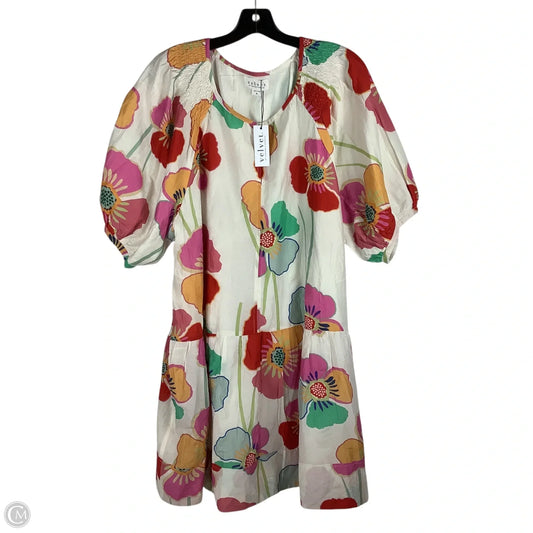 Dress Casual Short By Velvet By Graham & Spencer In Floral Print, Size: Xl