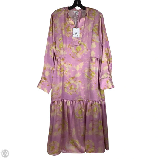 Dress Party Midi By Cmc In Pink & Yellow, Size: Xl
