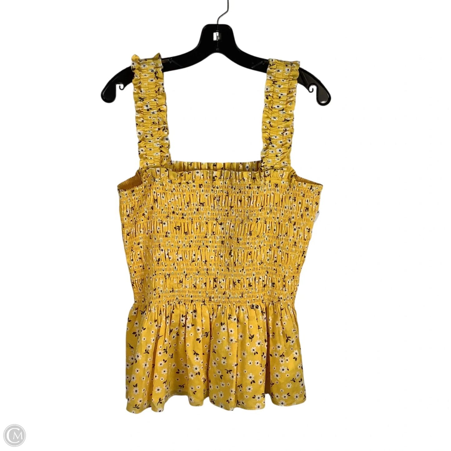 Top Sleeveless Designer By Kate Spade In Yellow, Size: Xl
