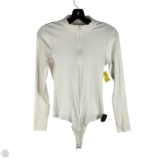 Bodysuit By Abercrombie And Fitch In Cream, Size: M