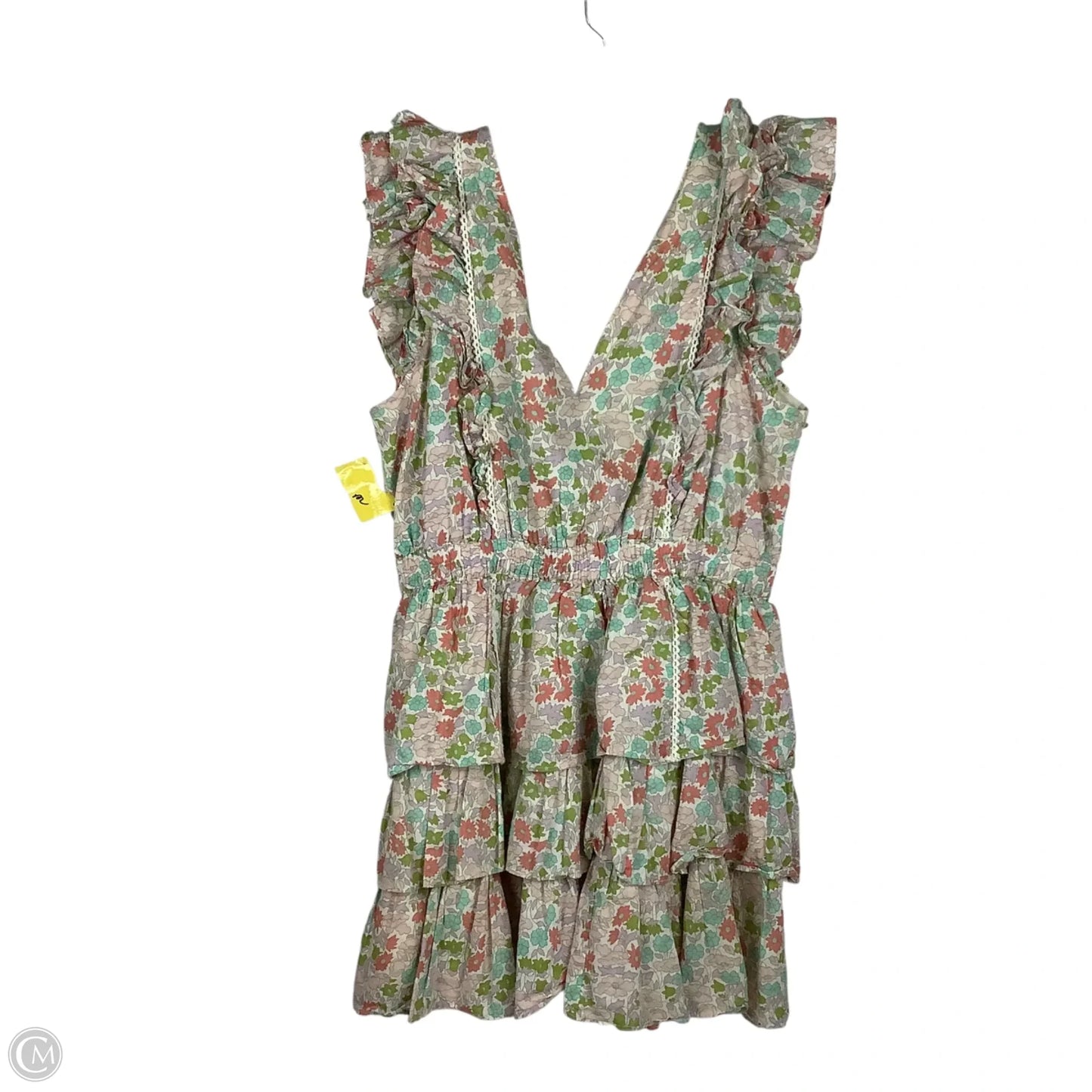 Dress Party Short By Cmc In Floral Print, Size: M