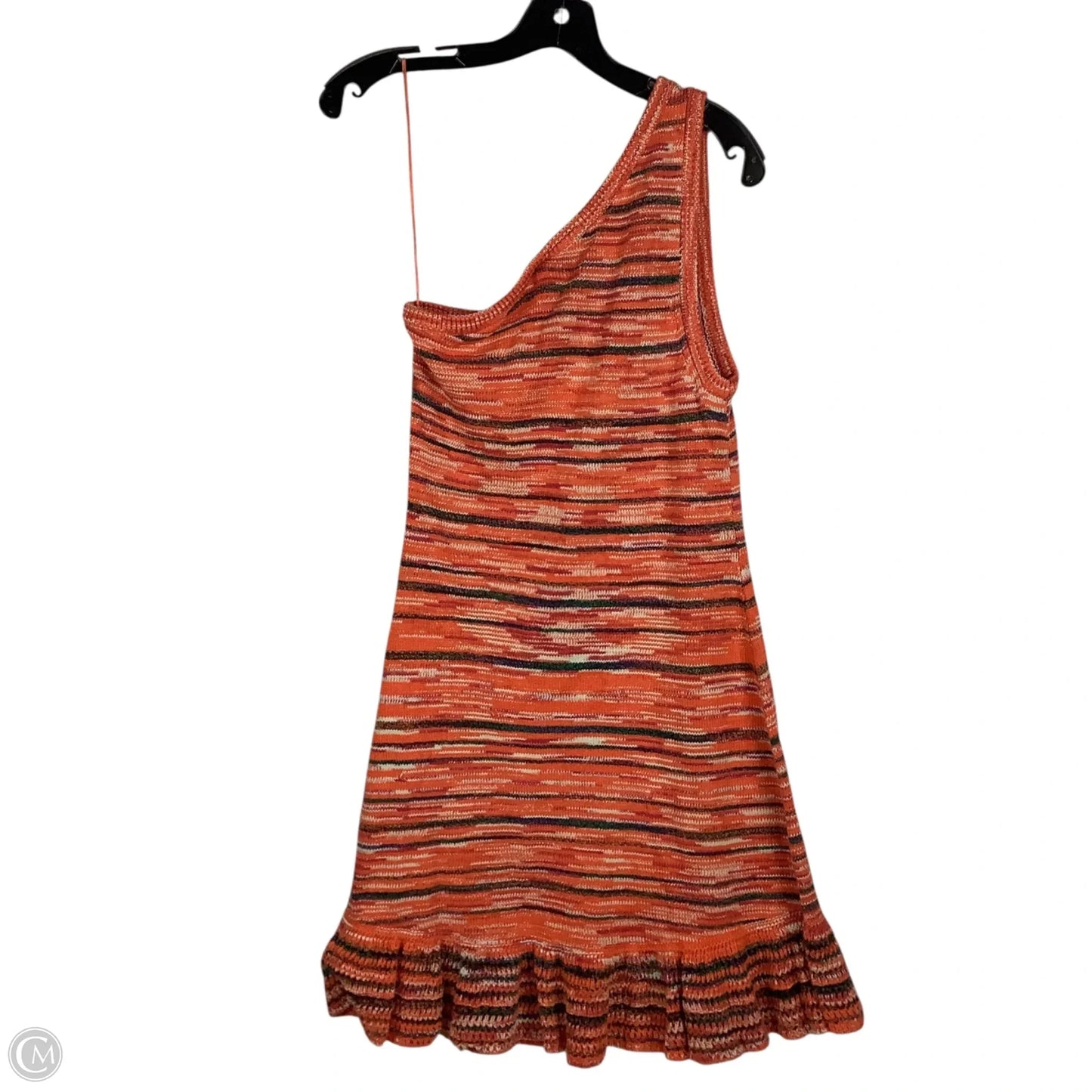 Dress Casual Short By Anthropologie In Orange, Size: M