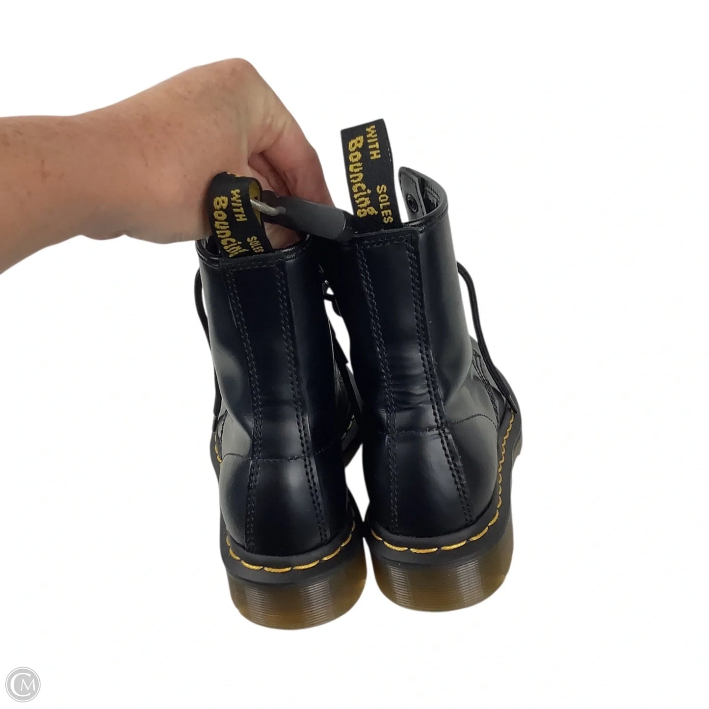 Boots Ankle Flats By Dr Martens In Black, Size: 5