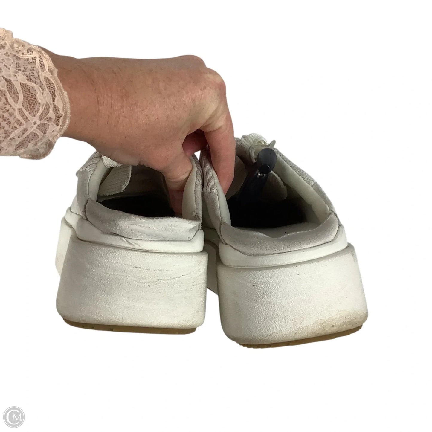 Shoes Designer By Ugg In White, Size: 7.5