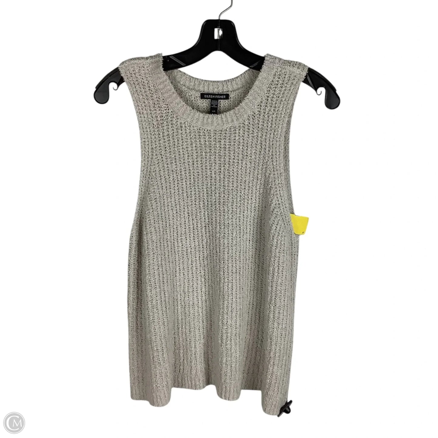 Top Sleeveless By Eileen Fisher In Cream, Size: L